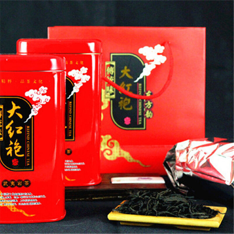 HelloYoung Chinese Organic Da Hong Pao Black Tea 100g Oolong Tea Gift Package Healthy Drink