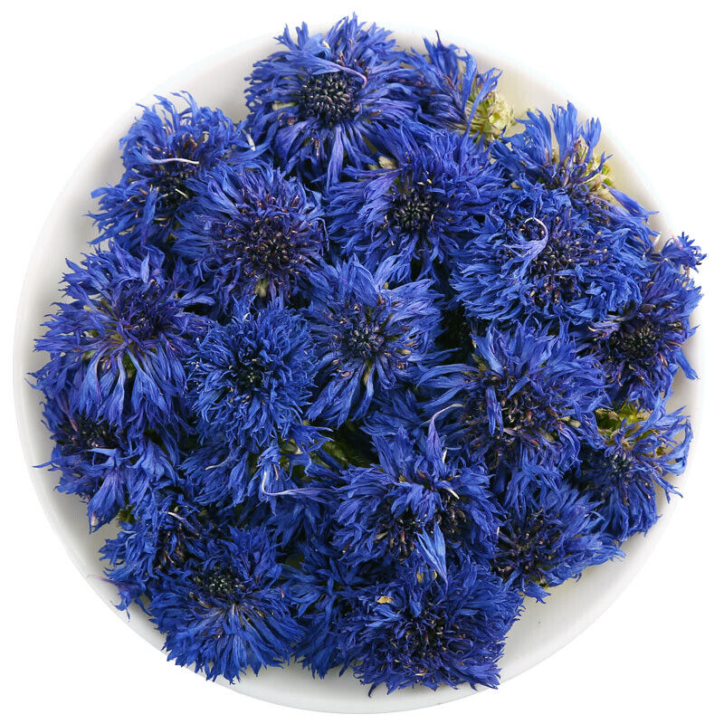 Blue Hibiscus Dried Flowers Cornflower Dried Petals Sapphire Bulk 500g