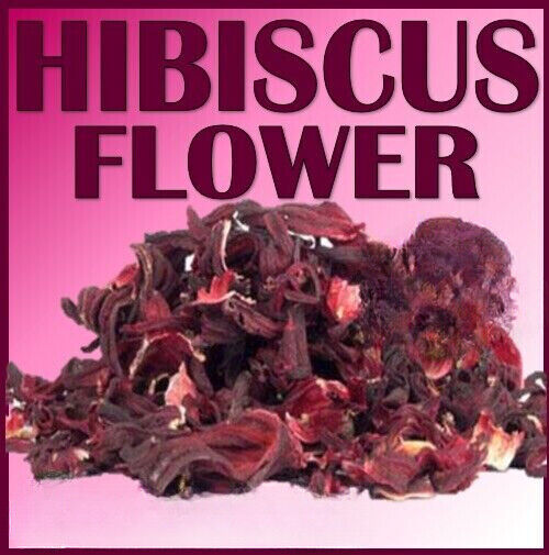 Organic HIBISCUS FLOWER Dried Herb Herbal Tea - 100g - QUICK POST