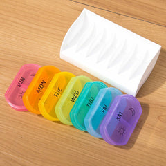 7 Days Top Pill Holder Storage Organizer Plastic Holder Handy Travel Pill Case
