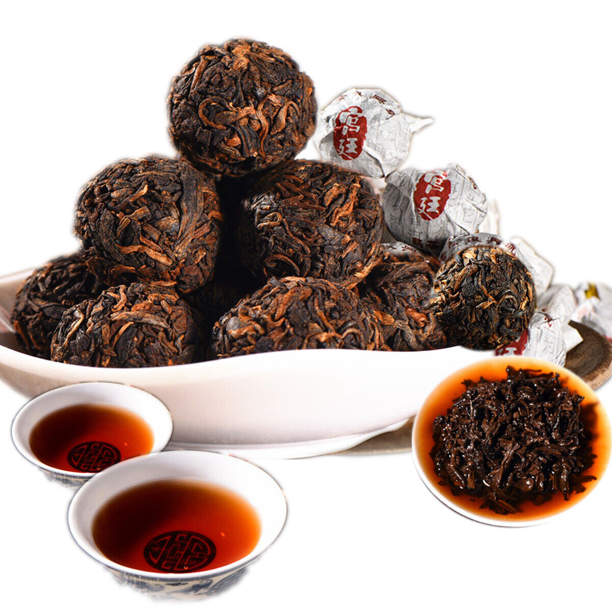 Mini Pu-erh Tuo Cha Dragon Ball Cooked Tea Premium Yunnan Oyster Black Tea