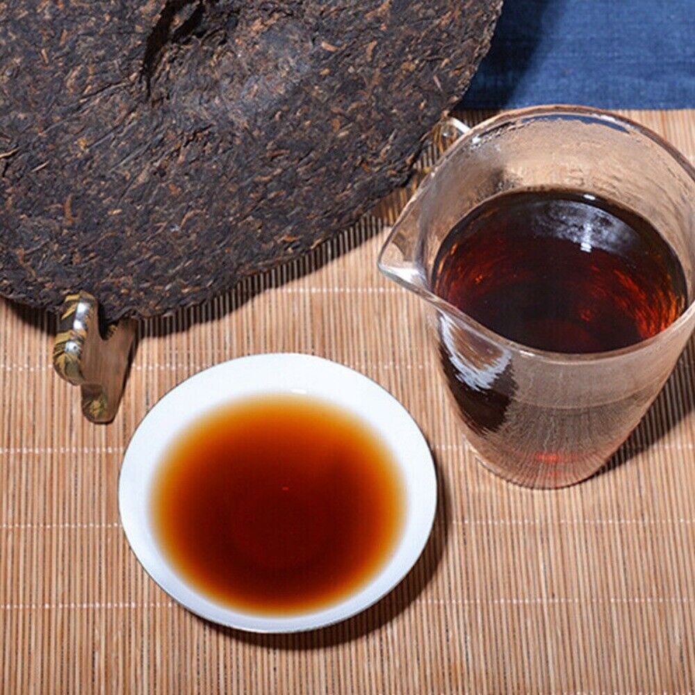 2002 Yunnan Palace Ripe Puerh Tea 357g Menghai Organic Black Tea Cake Aged