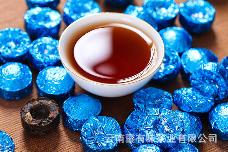 Yunnan Pu'er Tea Mini Seven Colored Small Golden Tuo Nuoc Xiang Ripe Tuo 500g