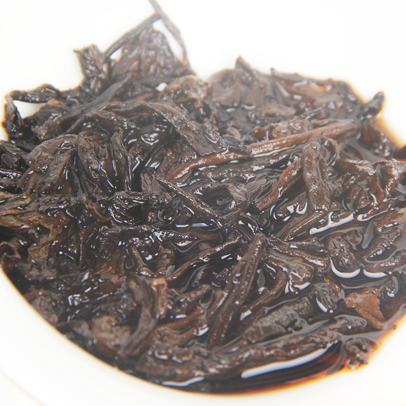 357g Golden Bud Banzhang Puerh Tea Cake Puerh Tea Ripe Tea Ancient Tree Ripe Tea