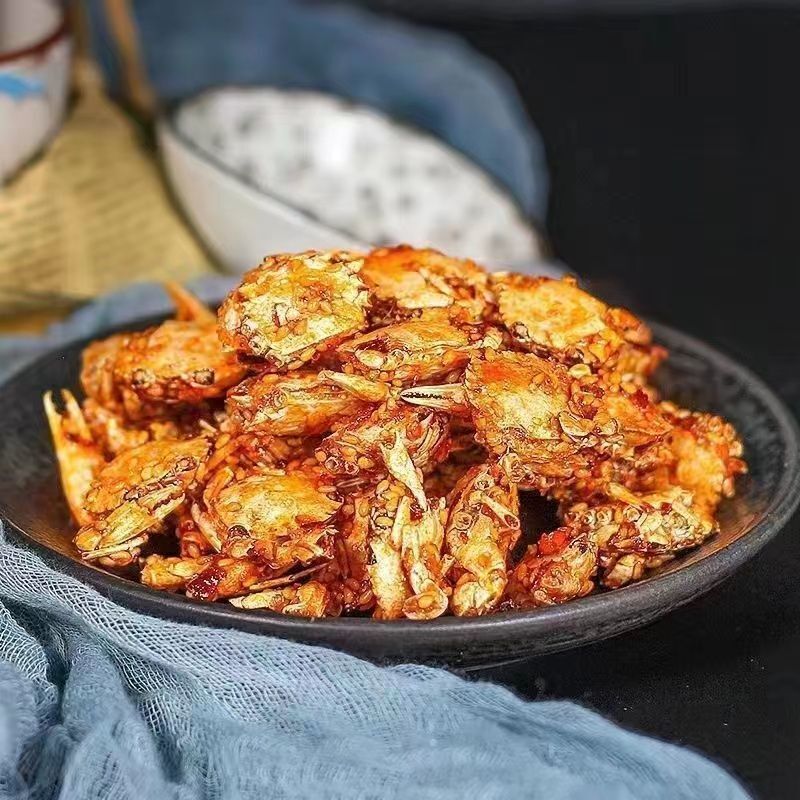 Spicy Baby Crab Seafood Snacks Instant Sweet  Spicy Crispy Dried Baby Crab
