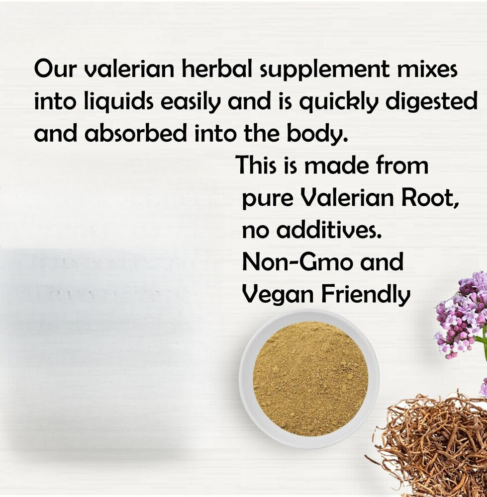 Valerian Root Extract Powder 10:1 Extract 17.6 oz. Sleep Aid Herbal Supplement