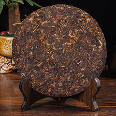 Gâteau au thé Pu'er Yunnan Qizi Gâteau au thé Pu'er vieilli Banzhang Thé mûr