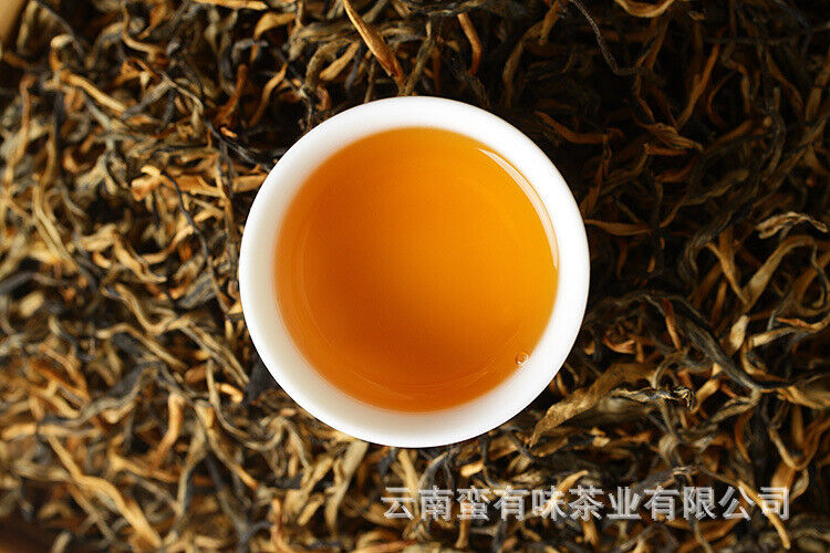 HelloYoung 500g Yunnan Fengqing glutinous Yunnan black tea KungFu black tea One bud MaoFeng