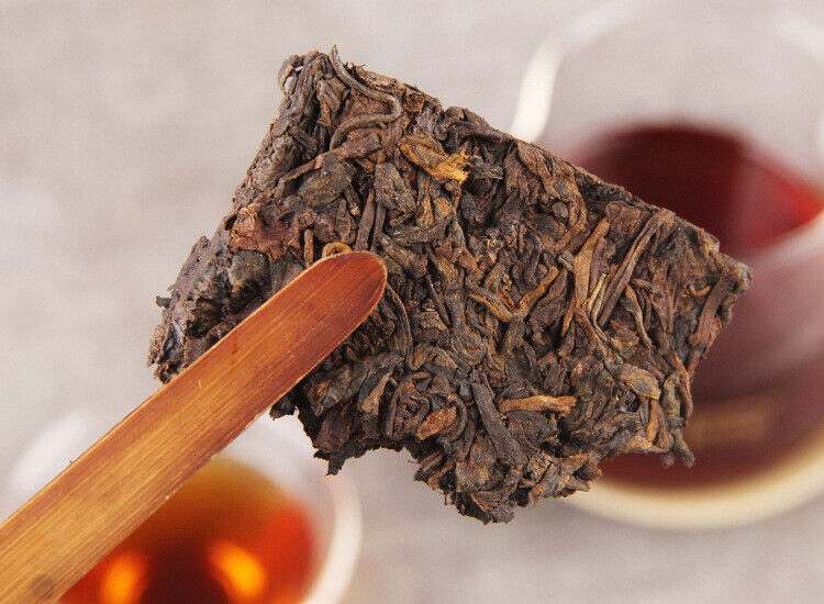 Tibetan Mellow Ancient Tea Treasure Pu'er Tea Ripe Tea Brick Tea 1000g
