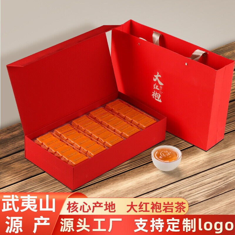 Dahongpao Oolong Tea Rock Tea Wuyishan Strong Aroma Tea Gift Set Gift for Elders
