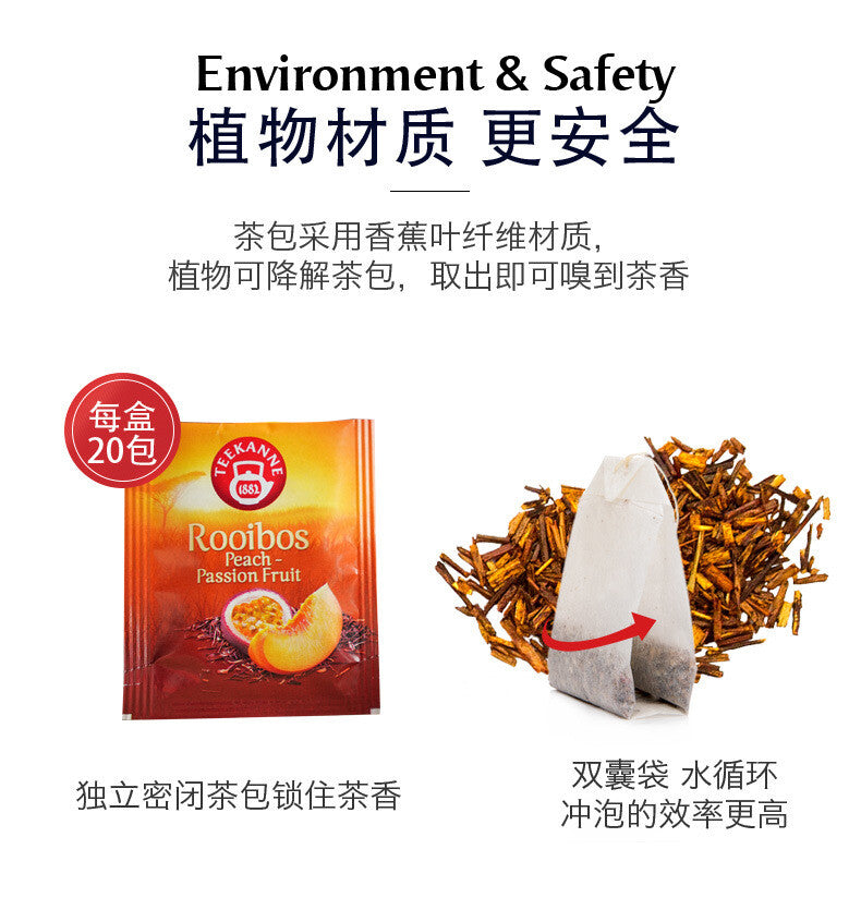 Peach Passion Fruit South Africa Health Tea Bag Soaked in Fruit Tea Bag
