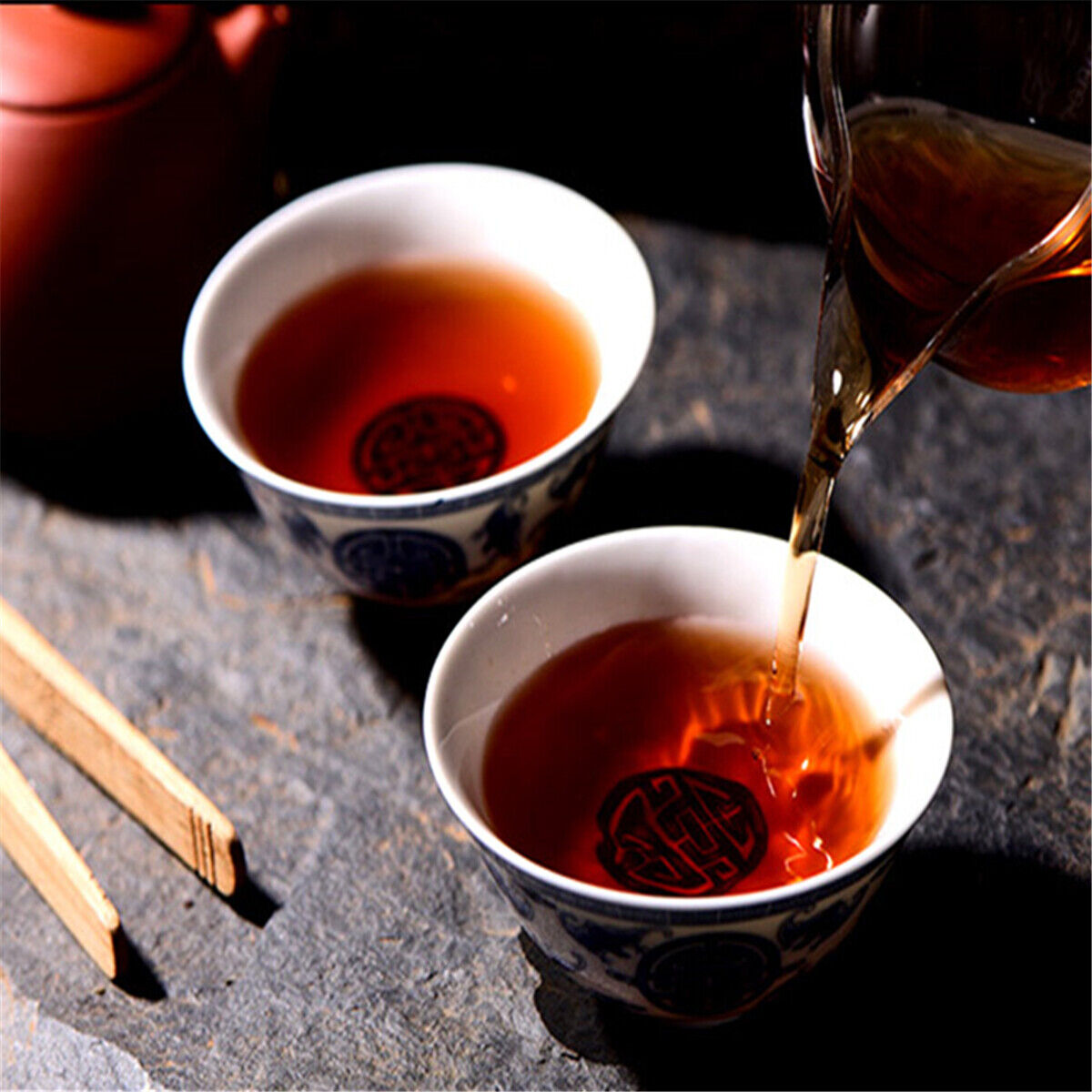 357g No.tea tree Yunnan Ripe Puer Tea Black Tea Puerh Cake Ancient Pu-erh