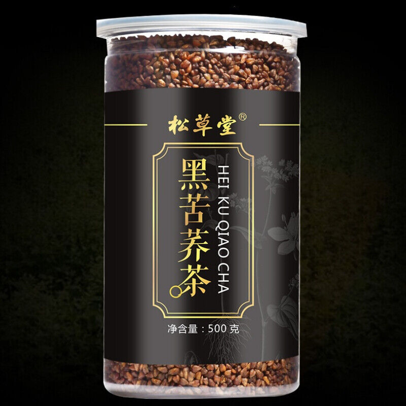 500g Premium Black Tartary Buckwheat Tea Herbal Tea Healthy Organic Hei Ku Qiao