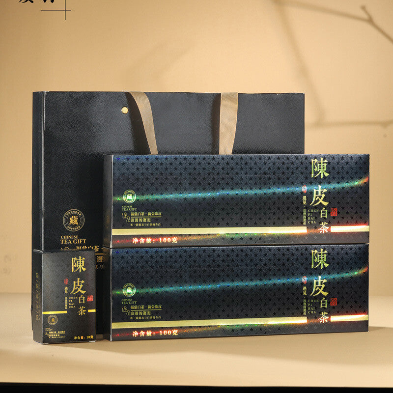 100g Fuding White Tea 2018 Shou Mei Old White Tea Date 5 Boxes of Small Squares