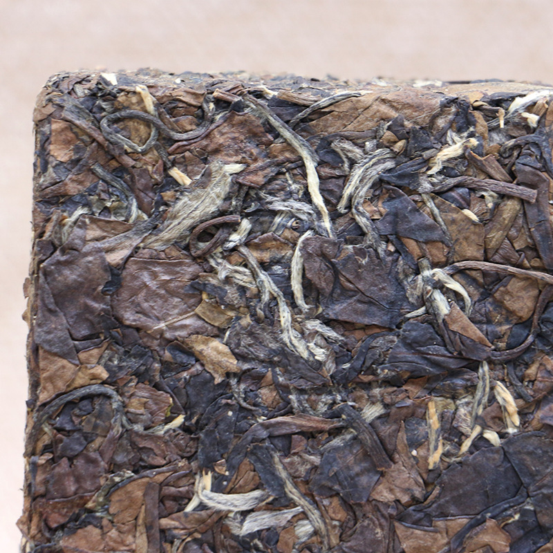 HelloYoung White Tea Taimushan Old White Tea 500g Spring Tribute Eyebrow Gold Brick Fuding