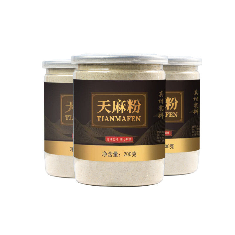 200g Genuine Gastrodia Elata Powder Special Grade Pure Ultra-fine Tianma Powder