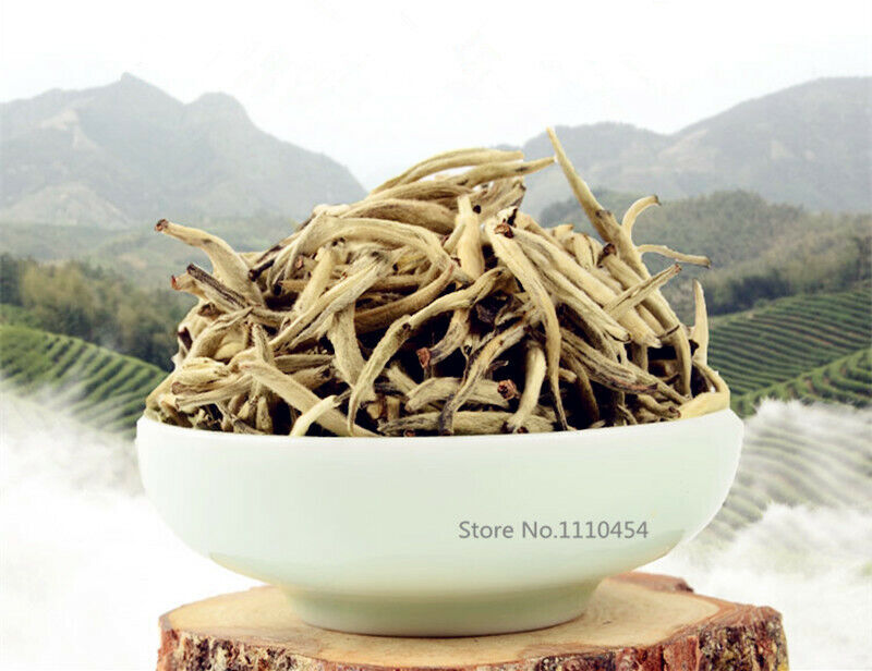 HelloYoung 100g Organic Loose Leaf White Tea Anti-old Food Healthy Drink Silver Needle Tea