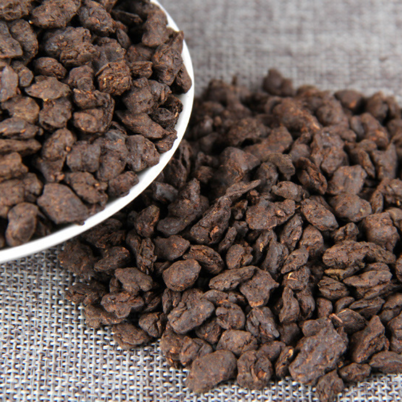 500g/1.1LB Crushed Silver Old Tea  Pu'er Tea Pu'er Ripe Tea  Head Craft Tea