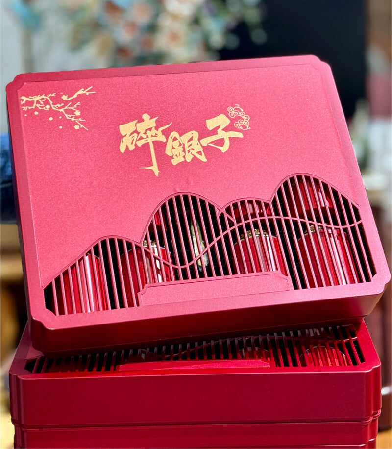 Yunnan Puerh Ripe Tea Small Tin Gift Set Glutinous Rice Fragrance 500g