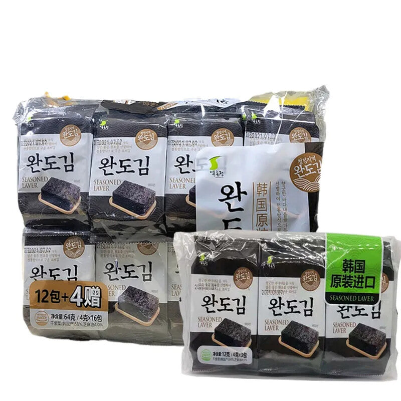 Organic Seasoned Roasted Seaweed Snacks - 4g*27 PK Sweet N' Spicy Nori