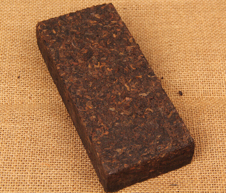 500g Old Ban Zhang Tea Brick Puerh Tea Ripe Pu'er Ancient Tree Bamboo Tube Tea