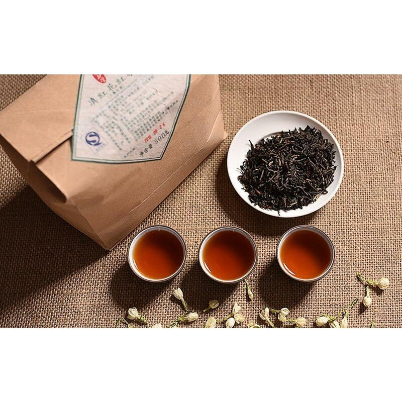 Dianhong Kung Fu Tea Dianhong Black Tea 400g Smoked Jasmine Black Tea In Bulk