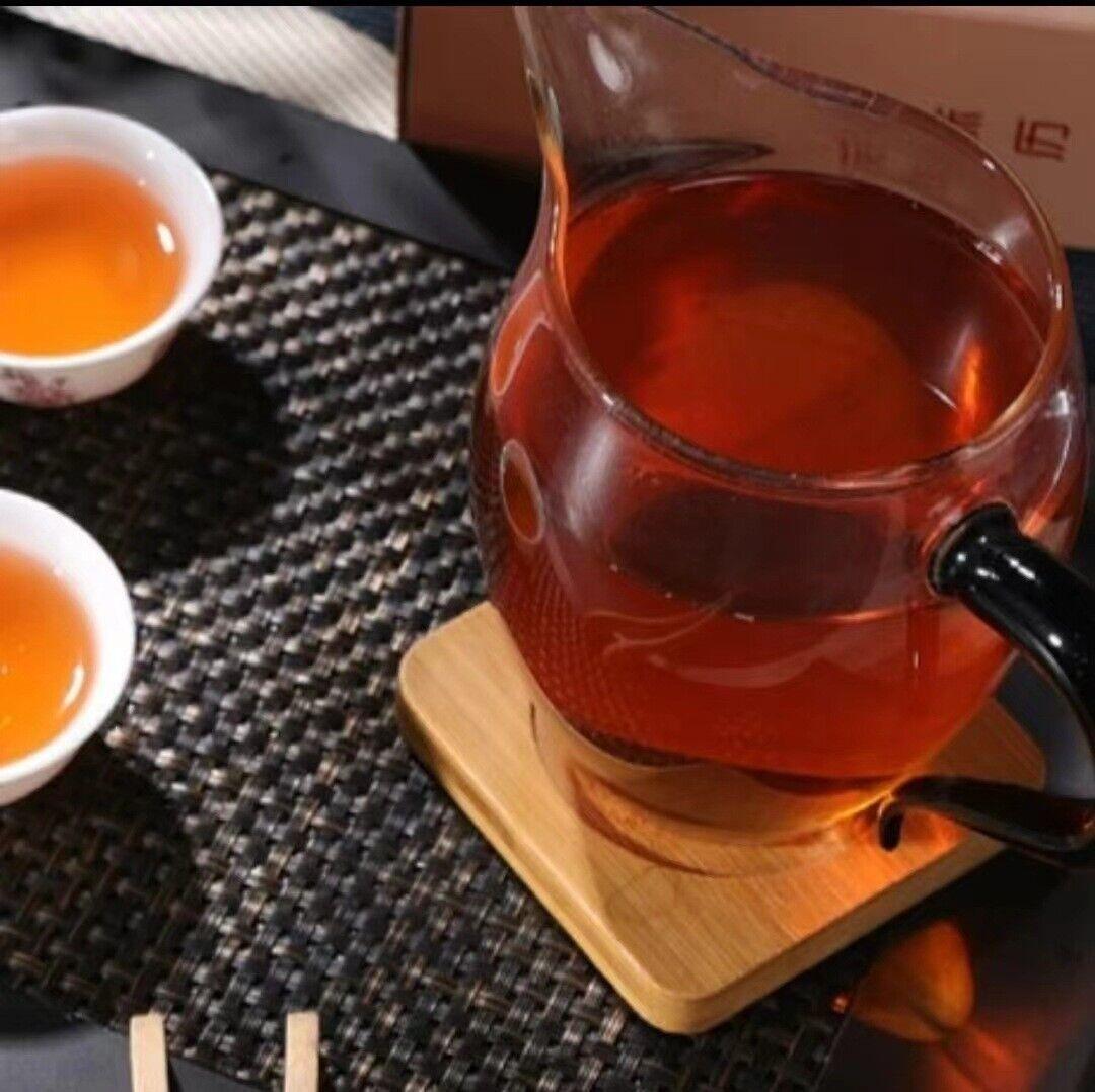 220g - Golden Flower Fu Brick Handcrafted Hunan Anhua Black Tea Brick