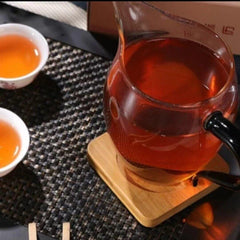 220g - Golden Flower Fu Brick Handcrafted Hunan Anhua Black Tea Brick