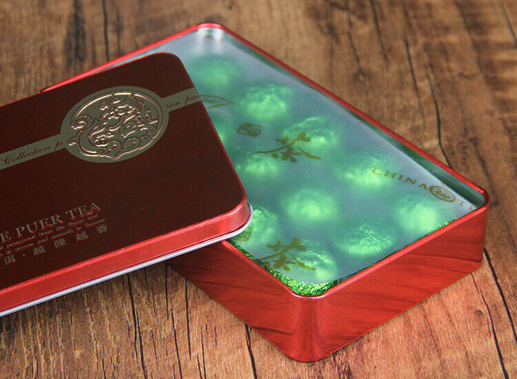 Iron Boxed Puerh Mini Tuo Tea Glutinous Fragrance Small Golden Tuo Raw Tea