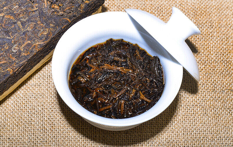 Banzhang Ripe Tea 250g Pu'er Tea Ripe Tea Brick Tea Pu'er Ripe Tea Brick