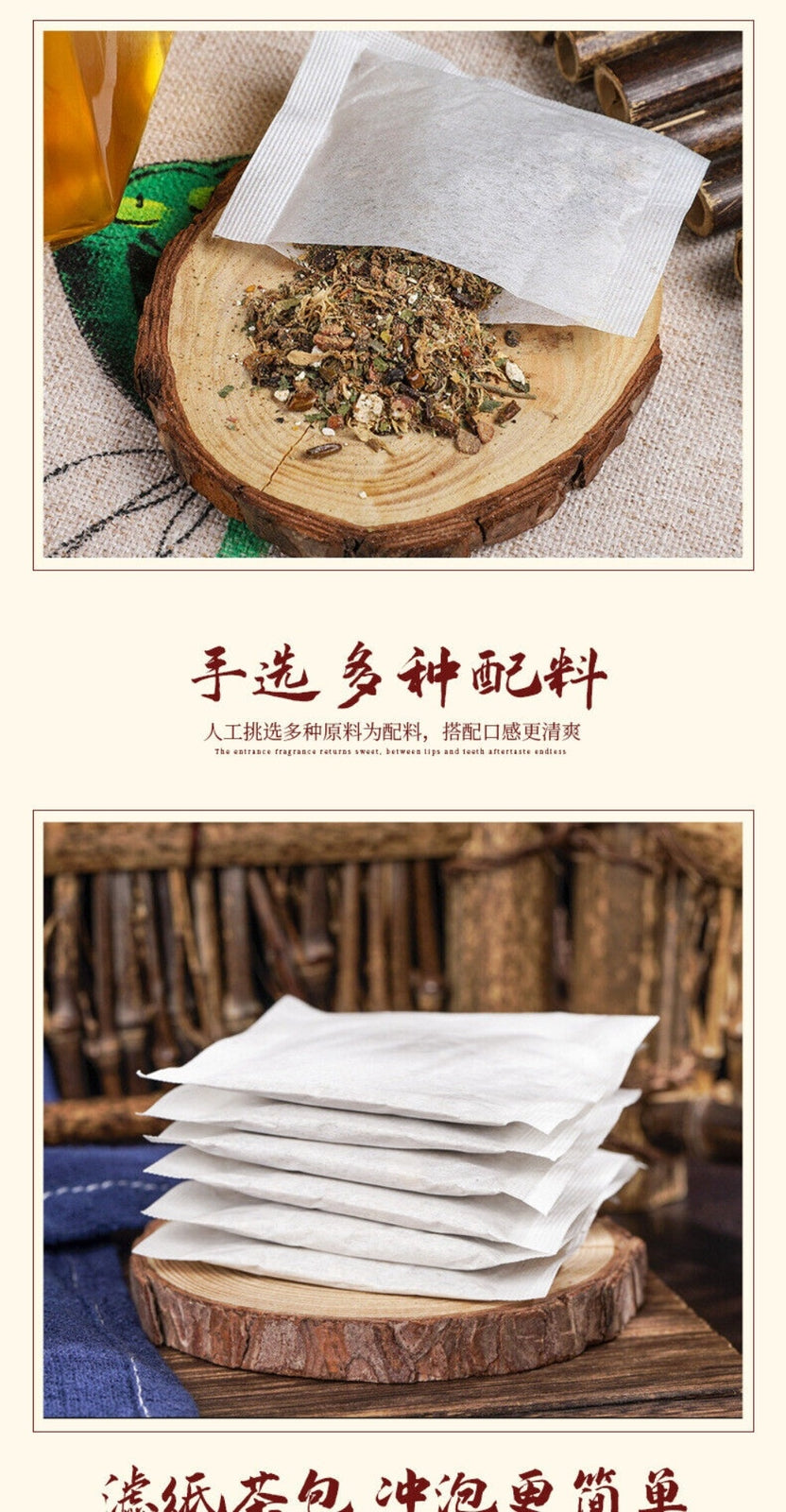 Dendrobium Chrysanthemum Goji Senna Herbal Tea Natural Detox Blend Bags