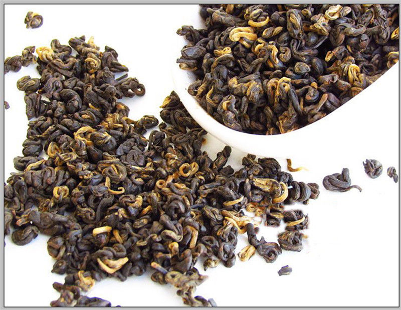 HelloYoung200g Yunnan Dianhong Tea Black Tea Curled (1 Bud 1 Leaf ) Dian Hong Free Shipping 滇红