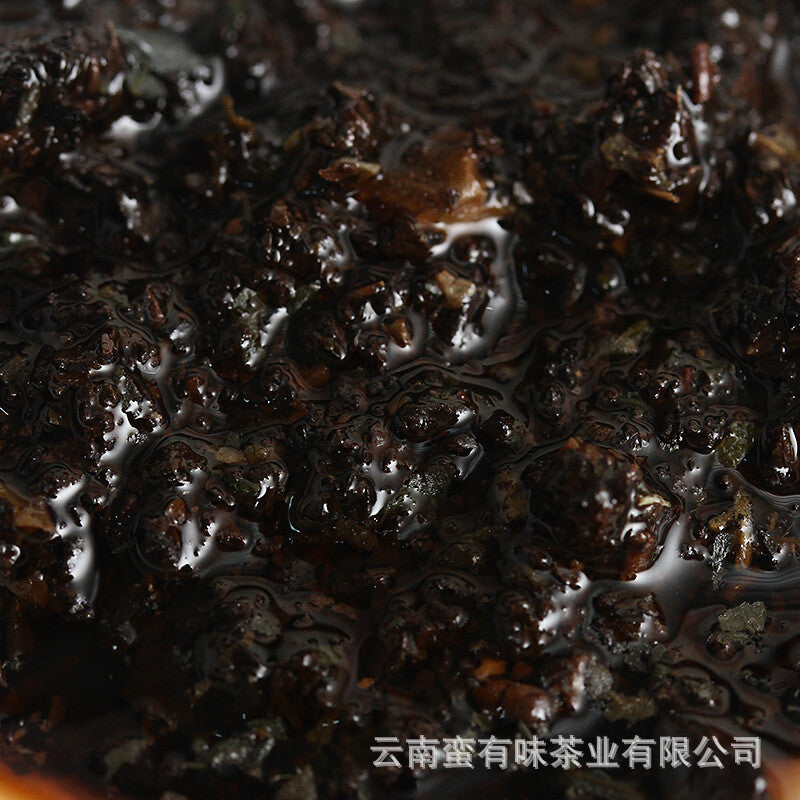 500g Glutinous Rice Fragrance Cooked Tuo (White Cotton) Yunnan Pu'er Tea