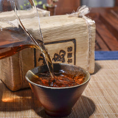 500g Pu'er tea cooked tea brick tea Icelandic ancient tree cooked tea brick
