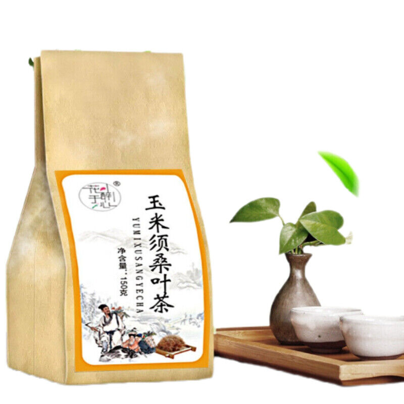 HelloYoung 100% Natural Mulberry Leaf Corn Stigma Tea150g / 30 Bags Chinese Herbal Tea