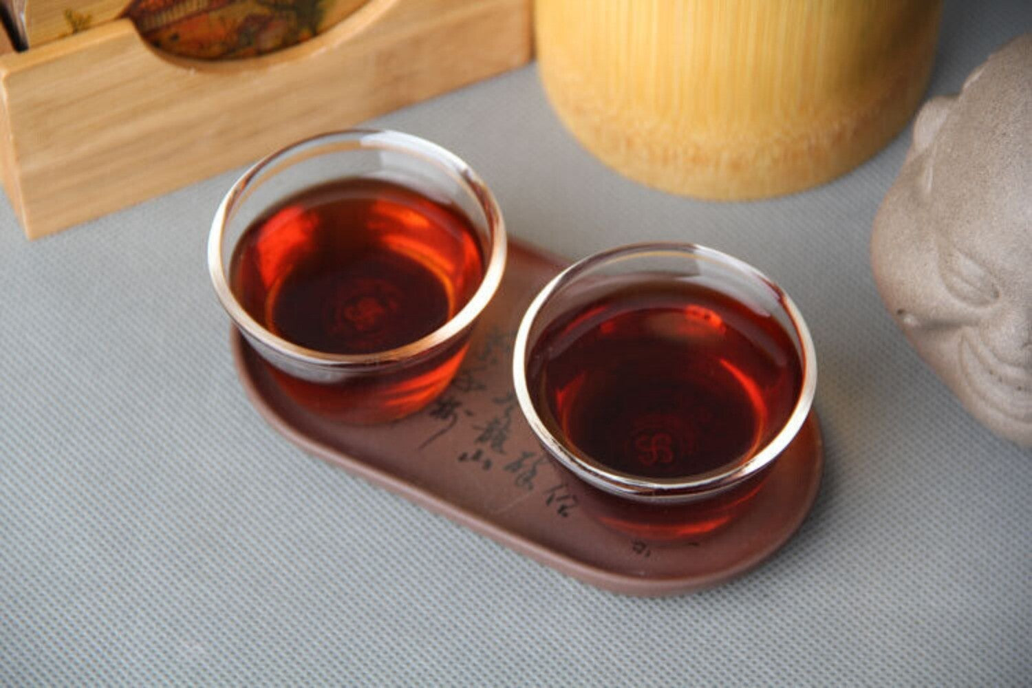 Supreme Aged Golden Buds Lao Cha Tou Pu'er Pu-erh Loose Tea Puer Ripe Shu 250g