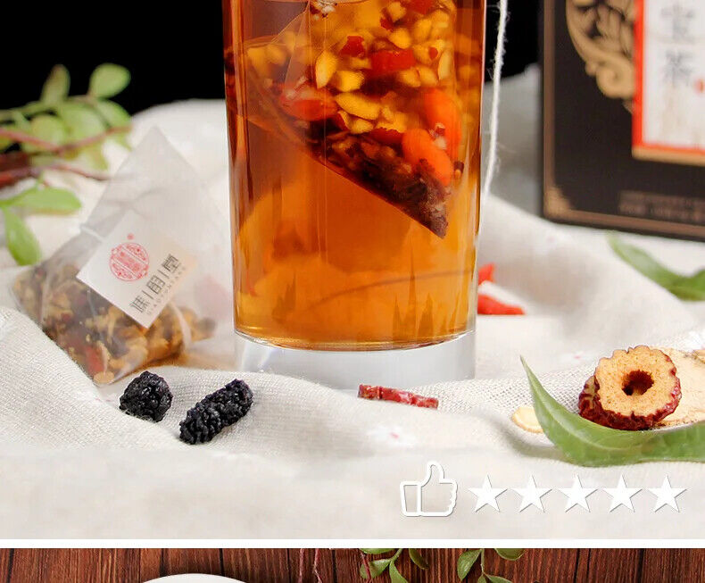 Ginseng Five Treasure Tea Healthy Herb Tea Bag 150g/30 Bags