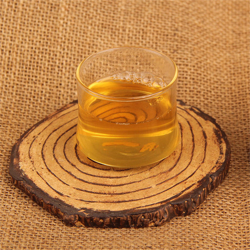 HelloYoungChina 357g Spring Puer Cake Pu Erh Raw Pu-erh Green Tea Handmade Fermented Leaf
