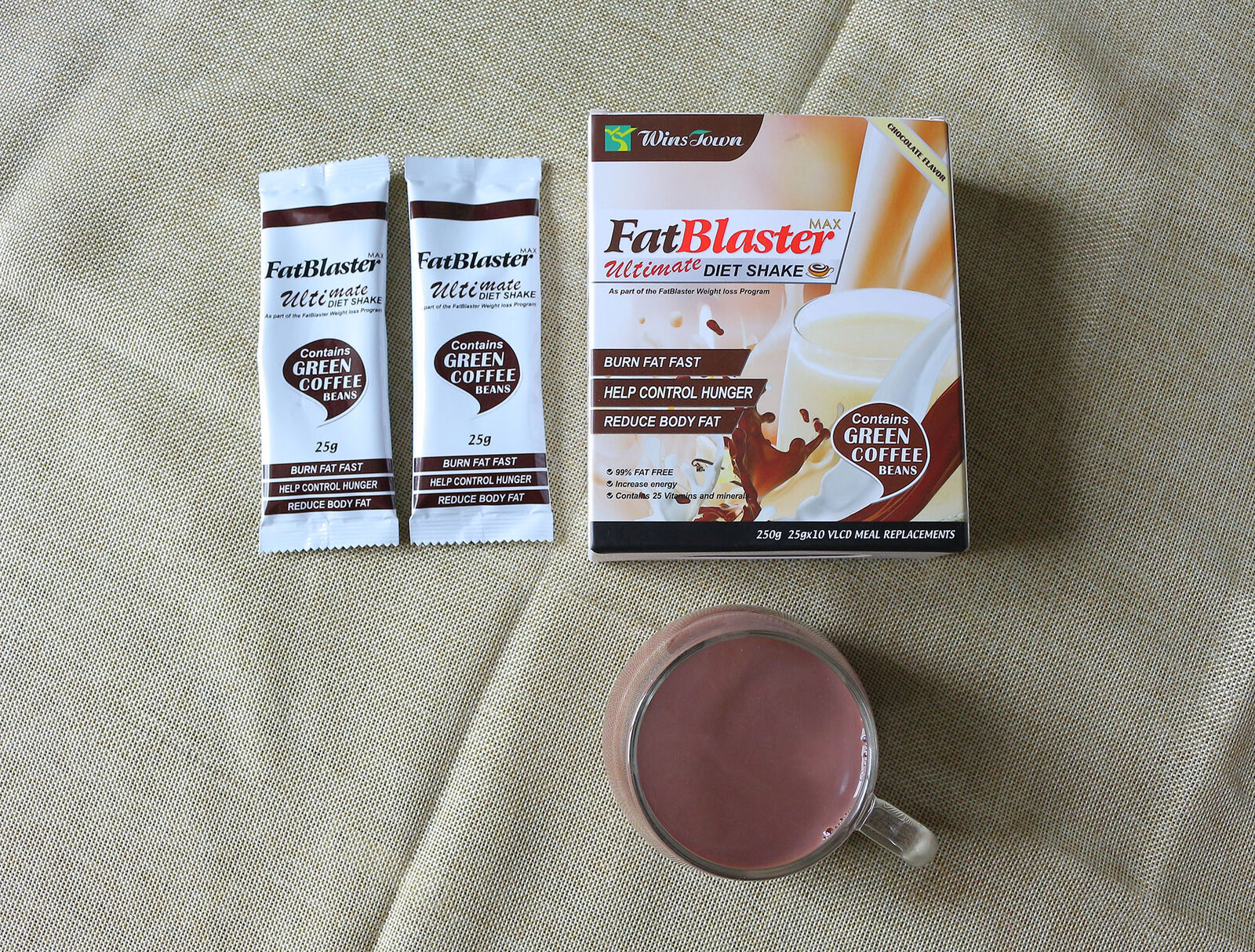 Fat Blaster Weight Loss Shake Coffee Shake Chocolate Flavor Powder 250g/8.8oz