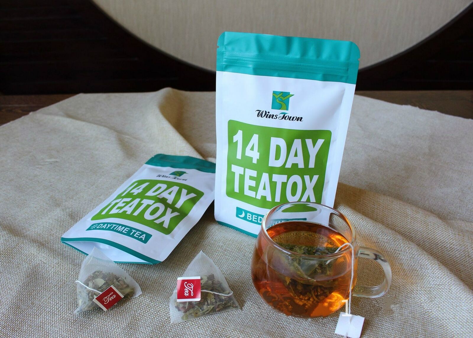14 天天然排毒茶清肠减肥茶燃脂平肚子茶袋装14 DAY TEATOX Tian Ran Pai Du Cha Qing Chang Jian Fei Cha