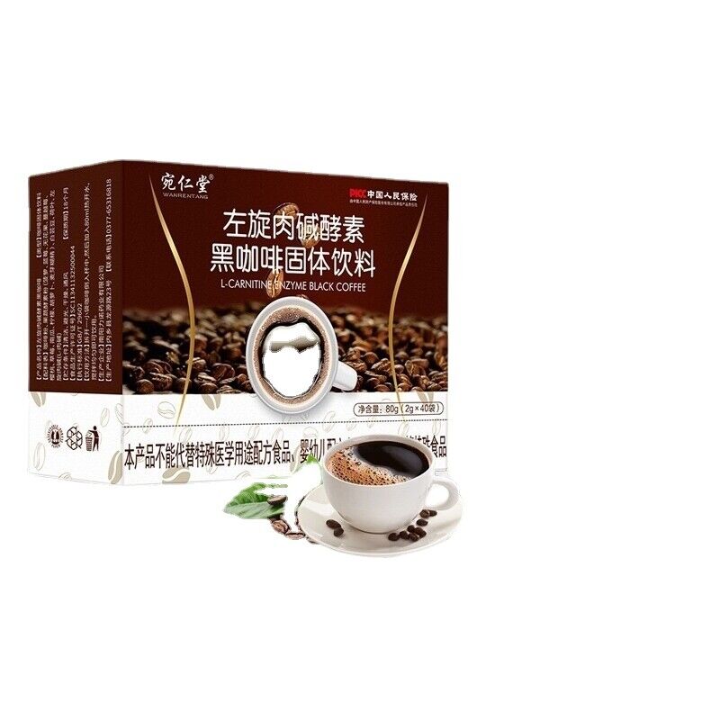 Black Coffee L-Carnitine Coffee Ladies Satiety Magic Ketone Energy Coffee 80g