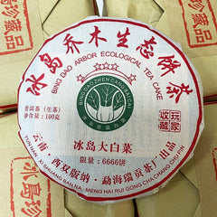 100g Natural high-quality organic certified Icelandic Pu erh tea cake