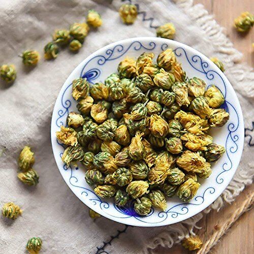 Dian Mai 80g 3.52oz Fetal Chrysanthemum Hang White Chrysanthemum Bud Tongxiang