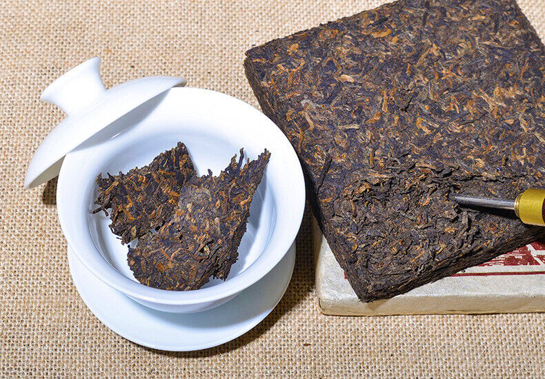 Banzhang Ripe Tea 250g Pu'er Tea Ripe Tea Brick Tea Pu'er Ripe Tea Brick