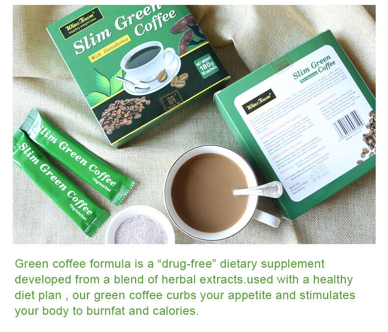 Diet Coffee Weight Loss Coffee Ganoderma Powder Slimming Instant Coffee 10g*18
