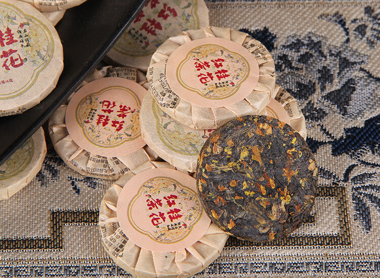 Small Tuocha Thin Slice Fragrant Osmanthus Black Tea Premium Fengqing Red Tea