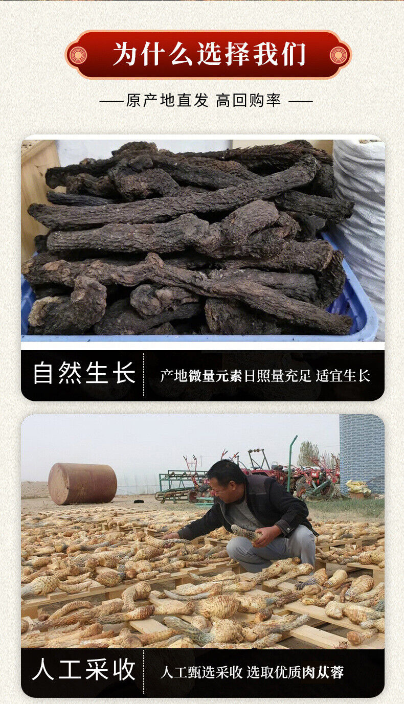 High Quality Cistanche Powder Natural Cistanche Deserticola Herbal Tea 250g