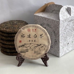 HelloYoung 357g  Fuding old white tea cake gongmei tea Taimushan white tea Shoumei