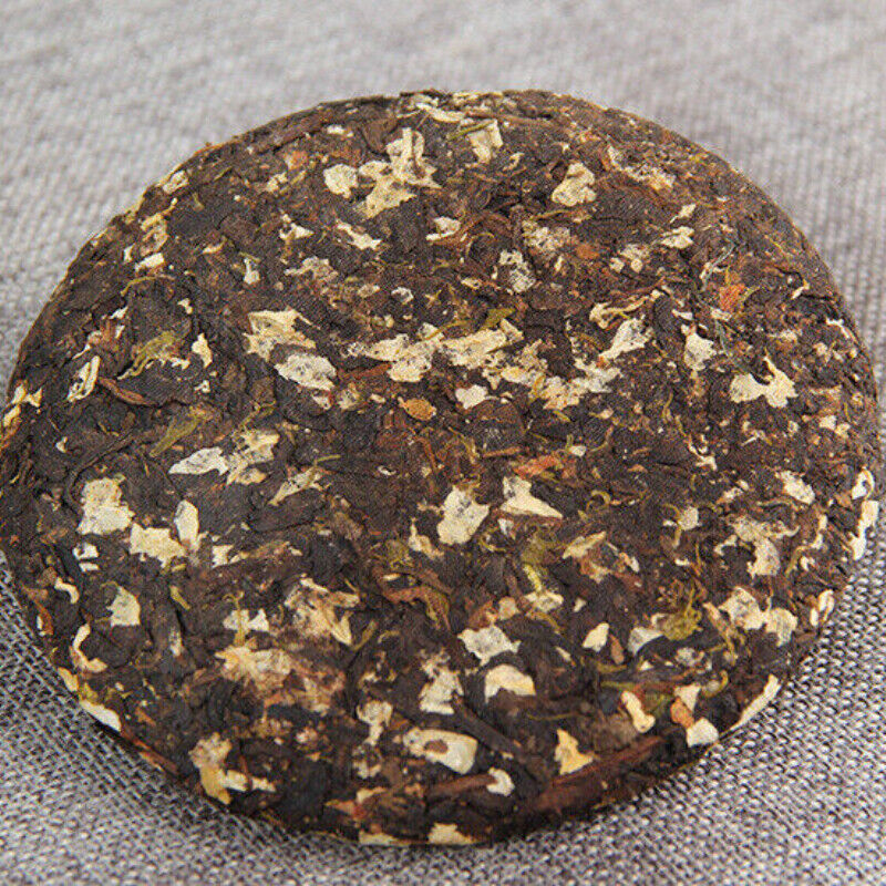 HelloYoung 100g*5 Pu-erh Tea Jasmine Tea Cake Pu-erh Ripe Tea Weight Loss Health
