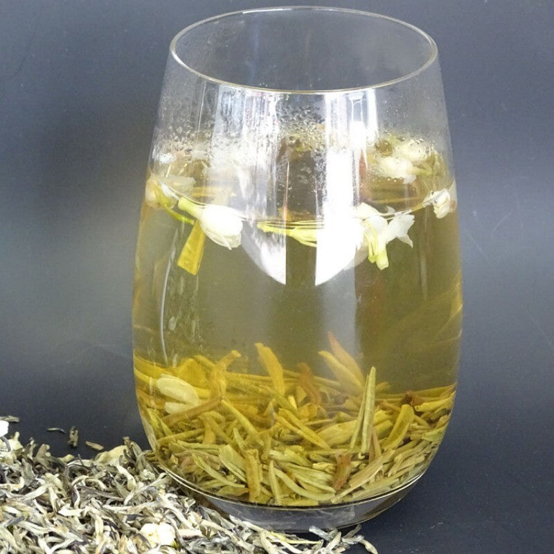 New Tea Jasmine Tea Bulk Tea Strong Aroma Piu Xue Jasmine Green Tea Tin 500g